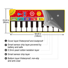 Load image into Gallery viewer, Modern Musical Mat Baby Play Piano Mat Keyboard Toy Music Instrument Game Carpet Music Toys Educational Toys For Kids