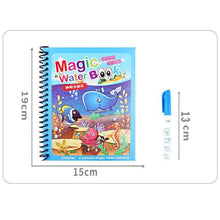 Load image into Gallery viewer, 1pcs Magical Book Water Drawing Coloring Cartoons Books Doodle Pen Painting Drawing Board For Kids Toys Birthday Gift