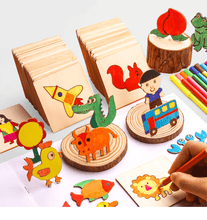 Load image into Gallery viewer, 100Pcs Baby Toys Drawing Toys Coloring Board Children Creative Doodles Early Learning Education Toy Boy Girl Learn Drawing Tools