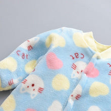 Load image into Gallery viewer, Newborn Infant Baby Jumpsuit Children Cartoon Animal Fleece Warm Romper Jumpsuit for baby Boy Girls Plush Material