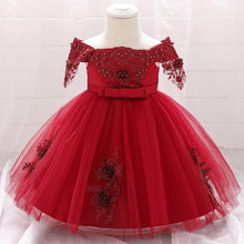 Load image into Gallery viewer, Luxury Modern Designer Toddler Baby Girl Infant Princess Lace Tutu Dress Baby Girl Wedding Dress Kids Party Dress