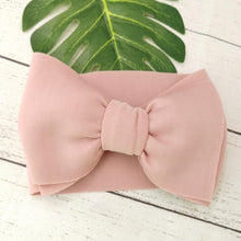 Load image into Gallery viewer, Modern Luxury Big Puff Bow Baby Girl Headbands for Girls Baby Turban Headband For Girls Baby