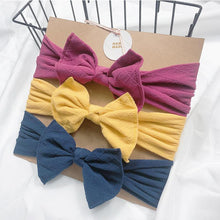 Load image into Gallery viewer, Baby Headbands For Newborn Hair Band Cute Baby Bow Flower Elastic Bow Headwear Kids Gifts Girl Hair Accessories