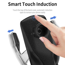 Load image into Gallery viewer, Automatic Luxury Clamping 10W Wireless Charger Car Phones Holder Smart Sensor Air Vent Mount Mobile Phone Stand