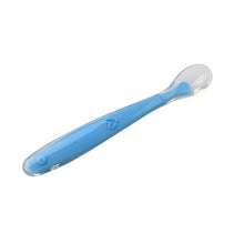 Load image into Gallery viewer, Baby Soft Silicone Spoon Color Temperature Sensing Spoon Children Food For Baby Boys Or Girls Feeding Tools