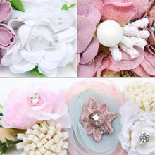 Load image into Gallery viewer, Handmade Luxury Pearl Baby Headbands Bundle Nylon Elastic Newborn Hair Accessories for Girls Kids