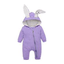 Load image into Gallery viewer, Baby Dinosaur and Rabit Jumpsuit With Zipper Newborn Baby Clothes Crawling Clothes Baby Girls and Boys Kids Costume Jumpsuit