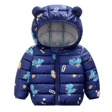 Load image into Gallery viewer, Shiny Modern Luxury Speciall Designed Winter Outerwear Hooded Coat & Jacket Winter Fashion Kids clothing Models For Babies and Girls 3-24 Months