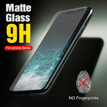 Load image into Gallery viewer, 2 Pcs/lot Matte Tempered Glass On For Iphone 14 13 12 Mini 11 Pro X Xs Max Xr 8 7 6 Plus Protective Protector Glass Film Anti-spy Tempered Glass Film Anti-scratch Case-friendly Screen Protector For Iphone