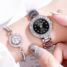 Load image into Gallery viewer, Luxury Bracelet Watches Set For Women Fashion Geometric Bangle Quartz Clock Ladies Wrist Watch For Women and Girls