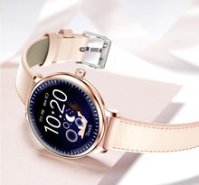 Load image into Gallery viewer, Luxury Modern Stylish Women Smart Watch With Round Screen Smartwatch For Girl Woman and Ladies With Heart Rate Monitor Compatible For Android and IOS Sistems