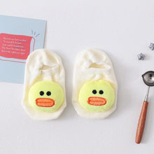 Load image into Gallery viewer, 1 Pair Cartoon Cotton Baby Rubber Sole Anti Slip Floor Socks For Newborn Girls And Boys Kids