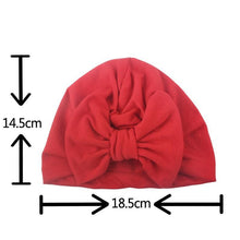 Load image into Gallery viewer, Baby Hat Soft Lovely Flower bowknot for Baby Girl Toddler Turban Hir Band Cap Newborn Headwrap Hat Baby Hairband