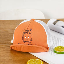 Load image into Gallery viewer, Luxury Summer Newborn Baby Sun Hat Cotton Beret Hat Cartoon Striped Bear Snapback Baseball Cap Baby Hats For girls and Boys Kids