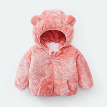 Load image into Gallery viewer, Shiny Toddler Baby Warm Hooded Coat Winter Outerwear Infant Clothes Cute Jacket Baby Clothes For Girls