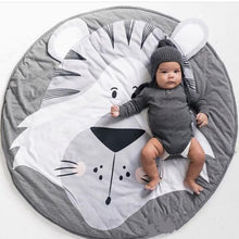 Load image into Gallery viewer, Creative Elephant Design Baby Play Mat Round Carpet Cotton Animal Play Mat Newborn Infant Crawling Carpet For Baby Kids