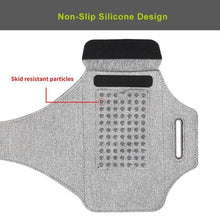 Load image into Gallery viewer, Sports Green Armbands Zipper Running Bag Phone Case Holder Wrist Arm Band Holder Pouch Case For Exercise Workout