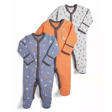 Load image into Gallery viewer, 3pcs Set Baby Romper Newborn Sleep suit Flower Baby Rompers Infant Baby Clothes Long Sleeve Newborn Jumpsuits Pajamas for Kids