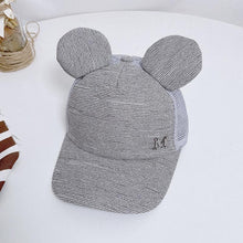 Load image into Gallery viewer, Luxury Modern Shiny Kids Baby Hat With Ear Letter Summer Baby Girl Boy Sun Hat Baseball Caps Cotton For Kids