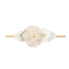 Load image into Gallery viewer, Handmade Luxury Pearl Baby Headbands Bundle Nylon Elastic Newborn Hair Accessories for Girls Kids