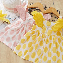 Load image into Gallery viewer, Summer Girl Kids Sleeveless Print Floral Birthday Party Princess Dress With Hat In Modern NEw Elegant Design For Girls Kids 6-24Months