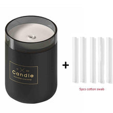 Load image into Gallery viewer, 280ML Ultrasonic Air Humidifier Candle Romantic Soft Light USB Essential Oil Diffuser Car Aroma Mist Maker