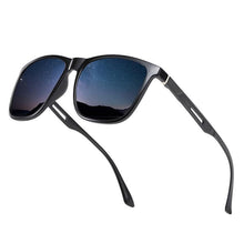 Load image into Gallery viewer, Square High Quality Titanium Sunglasses for Men Polarized Sunglasses With Mirror Gradient Glasses Titanium TR90 Frame Oculos De Sol gafas and UV400 Protection