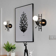 Load image into Gallery viewer, Modern Retro Cartoon Doll Sconce Lamp for Kids Baby Room Modern Nordic Luminaire Home Lighting Decoration WALL Sconce Child Climbing Ladder Lamp Descoration