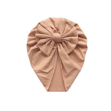 Load image into Gallery viewer, Luxury Modern Baby Headband Hat Bowknot Print Cotton Stretchy Turban Headband Infant Head Wrap Beanie Hat For Babies and Kids
