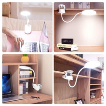 Load image into Gallery viewer, STEVVEX Clip Wireless Table Lamp For Study With 3 Modes Touch Rechargeable LED Reading Desk Lamp USB Table Light Flexo Lamps Table Reading Lamp with Clip for Desk and Bed