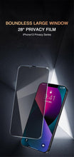 Load image into Gallery viewer, Full Cover Anti-Spy Screen Protector For iPhone 11 12 13 PRO MAX Privacy Glass For iPhone 14 Pro 8 Plus XS Max XR Tempered Glass Anti-Spy Privacy Screen Protector for iPhone
