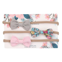 Load image into Gallery viewer, Cute Bow Baby Headband for Girl Nylon Head Bands Turban Newborn Headbands Hairbands for Kids Baby Hair Accessories For Baby