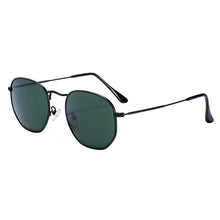 Load image into Gallery viewer, New Luxury and Elegant Reflective Universla Sunglasses for Men and Women Stainless Steel Frame Eyewear Mirror Hexagon Glasses With UV400 Protection