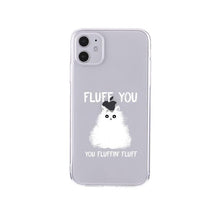 Load image into Gallery viewer, Cute Cartoons Black Cat Transparent Phone Cover For Iphone 14 14promax 14plus 13promax 13 12 11 Shockproof Clear Phone Case Adorable Soft Girls Print Cat Design Clear Cute Flexible Silicone Phone Case
