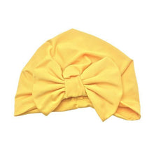 Load image into Gallery viewer, Luxury Modern Baby Headband Hat Bowknot Print Cotton Stretchy Turban Headband Infant Head Wrap Beanie Hat For Babies and Kids