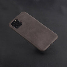 Load image into Gallery viewer, Ultra Thin Phone Cases For iPhone 13 6 7 14Plus XS Max Cover Leather Skin Soft Silicone Case For iPhone XR X 11 12 Pro Case Anti-Scratch iPhone Xs max Cover Genuine Leather iPhone Cases for iPhone