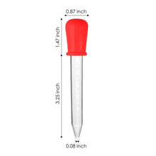 Load image into Gallery viewer, Color Random Children Dropper with Scale Washable Reusable Infant Droppers Detachable Dispenser Pipette for Travelling