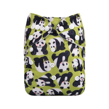 Load image into Gallery viewer, Baby One Size Fits All Reusable Baby Cloth Diaper with Microfiber Insert Diaper For Baby Boys and Baby Girls In Modern New Printed Design