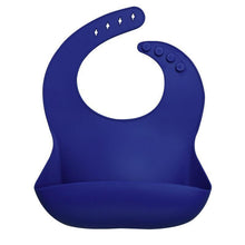 Load image into Gallery viewer, Silicon Breastplate Baby Bib Waterproof Solid Infant Bandana Bibs Newborn Feeding Burp Cloth Bib For Kids