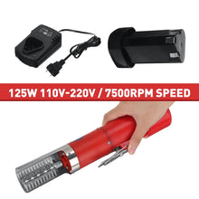 Load image into Gallery viewer, 125W 7500RMP Portable Charging Cordless Electric Fish Scaler Fish Scale Scraper Fish Remover Cleaner Scraper Seafood Tools