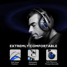 Load image into Gallery viewer, NEW Trend Gaming Headset Gamer Ear Wired Headphones for Smartphone/PS4/PC/Xbox with Retractable Rotate Microphone and LED Light