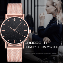 Load image into Gallery viewer, Cusual Ladies Watch Romantic Starry Sky Dial Women's Quartz Fashion Wristwatch For Women and Girls