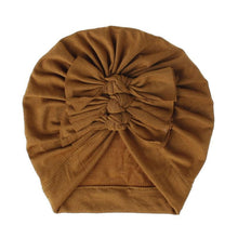 Load image into Gallery viewer, Modern Turban Baby Girls Bow Turban Hats Cotton Kids Beanie Children Hats Accessories For Girls Baby