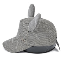 Load image into Gallery viewer, Luxury Modern Shiny Kids Baby Hat With Ear Letter Summer Baby Girl Boy Sun Hat Baseball Caps Cotton For Kids