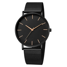 Load image into Gallery viewer, STEVVEX Men Watch Quartz Casual Watches Simple Metal Hour Reloj Quartz Watch Montre Mesh Stainless Steel clock For Men's and Boys