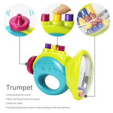 Load image into Gallery viewer, Baby Rattles Teether Shaker Grab and Spin Rattle Musical Toy Set Early Educational Toys For Baby