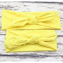 Load image into Gallery viewer, Modern Mother & Daughter Rabbit Ears Bow Hair Bands Cloth Headband Bowknot Headwear Bow