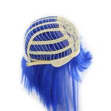 Load image into Gallery viewer, Synthetic Hair Short Wig With Bangs Cosplay Wigs For Women Straight Bob Wig Korean Pink Red Brown Blue Green White Purple Grey