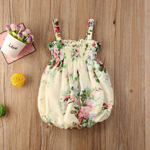 Load image into Gallery viewer, Luxury Modern Colorful Floral Design Toddler Baby Girl Summer Floral Print Sleeveless Dress FOr Baby Girls