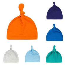 Load image into Gallery viewer, Newborn Boys Girls Beanies Caps Cute Toddler Beanie Infant Cotton Knot Sleep Hats For Kids